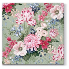 Salveta za dekupaž Calm flowers - 1 kom
