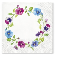 Salveta za dekupaž Flower Wreath - 1 kom