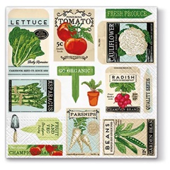Salveta za dekupaž Organic - 1 kom
