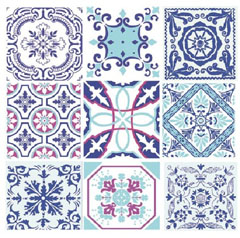 Salvete za DEKUPAŽ - Moroccan Tiles - 1 kom 