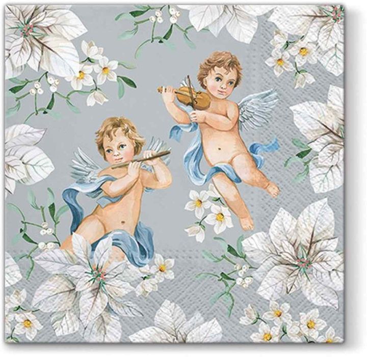 Salvete za DEKUPAŽ Angels in Flowers - 1 kom