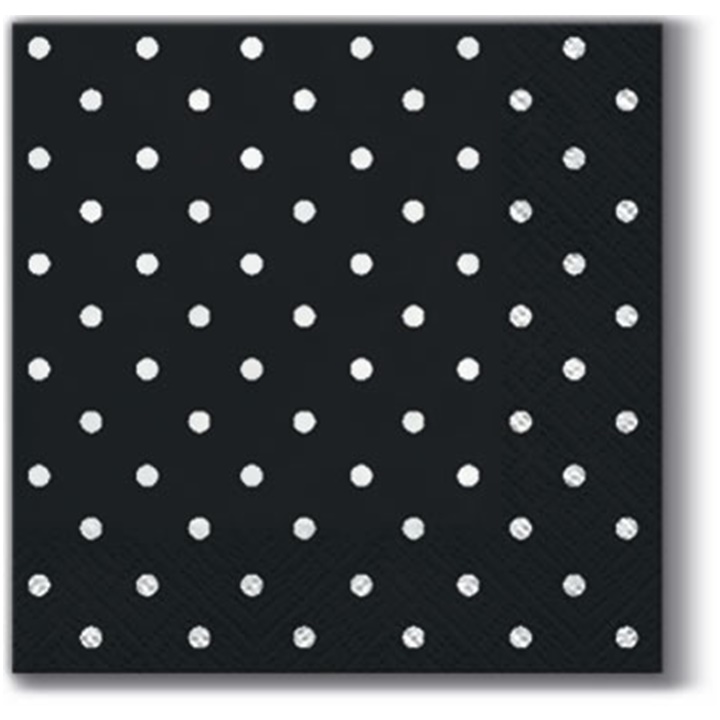 Salvete za dekupaž Coctail Brown Dots - 1 komad