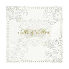 Salvete za dekupaž - Mr & Mrs Gold - 1 komad