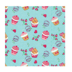Salvete za dekupaž - Pin kcupcakes - 1 komad