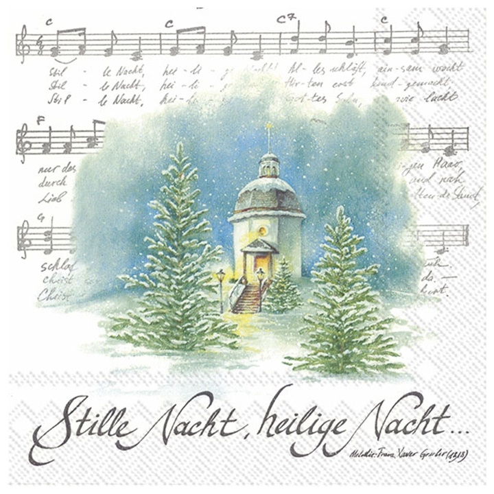 Salvete za DEKUPAŽ - Silent Night - 1 kom 
