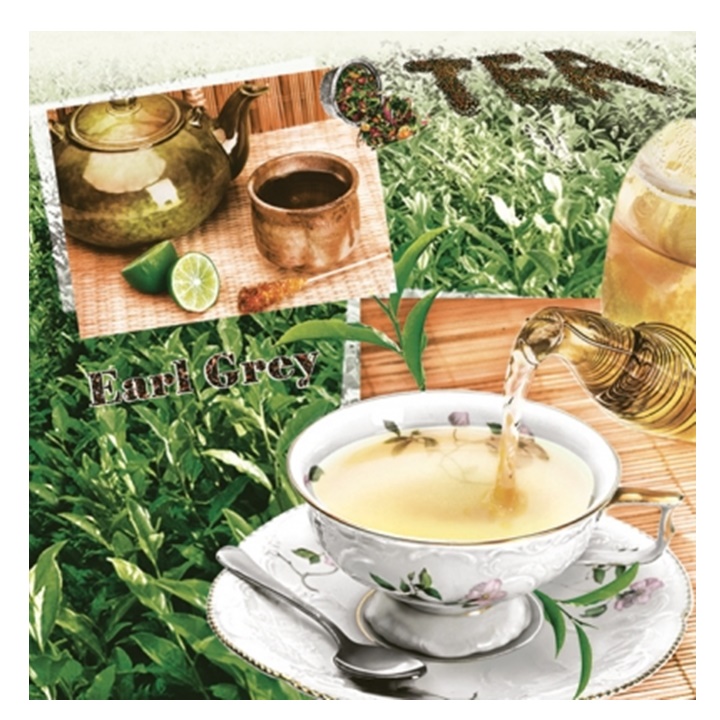 Salvete za DEKUPAŽ -  Tea Time - 1 kom