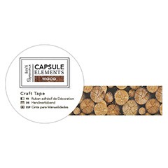 Samoljepljiva traka Capsule Elements - Wood - Godovi - 3 m