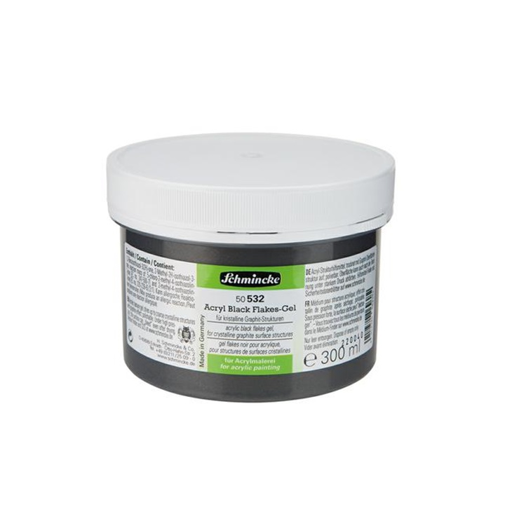 Schmincke crna struktur pasta za akril 300 ml