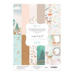Scrapbooking papir A4 Magical Forest  | set od 20 listova