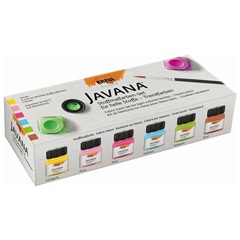 Se boja za svijetli tekstil JAVANA Basic Colors 6x20 ml