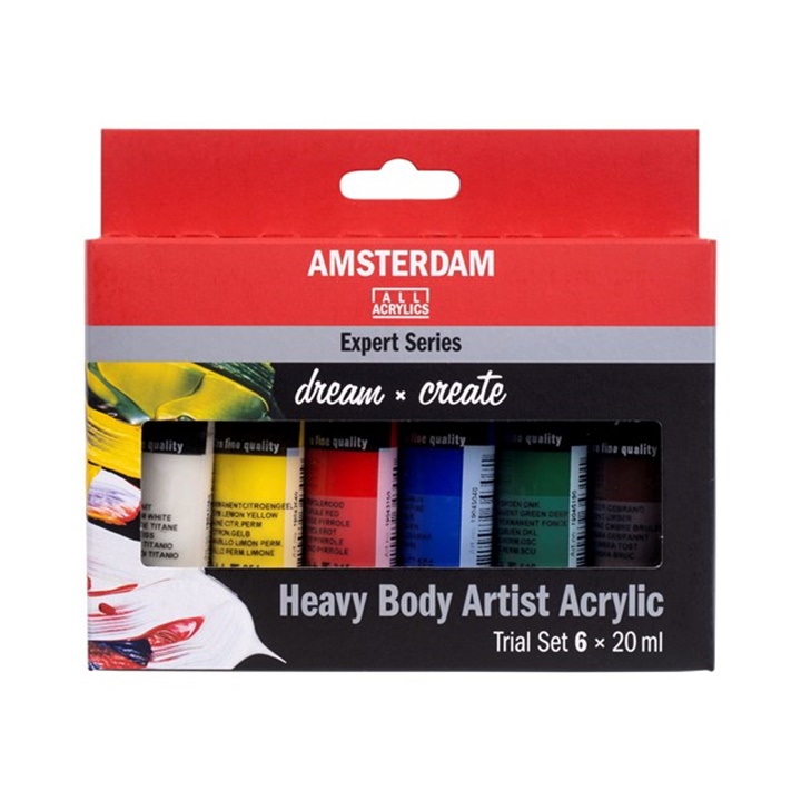 Set akrilnih boja AMSTERDAM Expert Series - 6x20ml