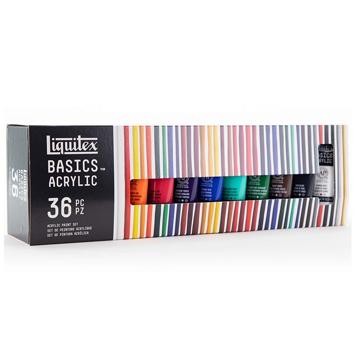 Set akrilnih boja Liquitex Basics - 36x22 ml