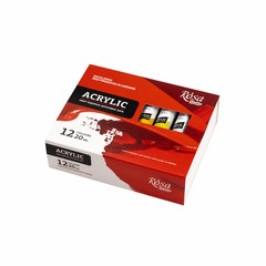 Set akrilnih boja ROSA STUDIO | 12x20 ml