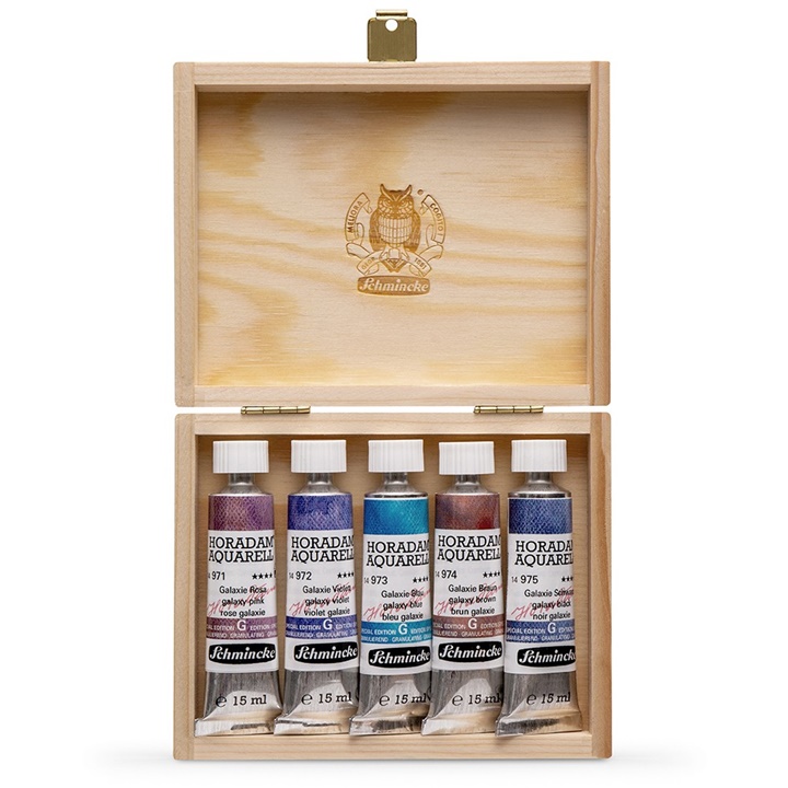 Set akvarel boja u tubama Schmincke Super Granulation 5x15ml  | Set galaxy