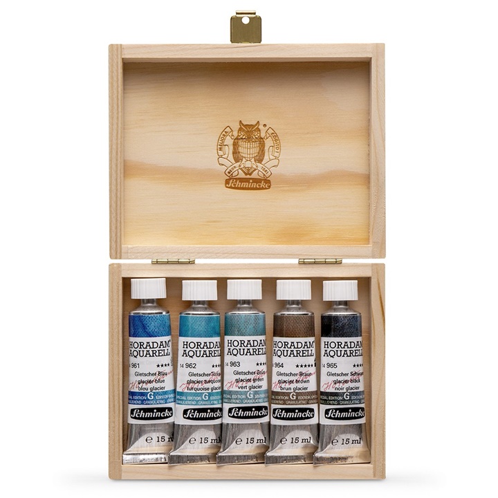 Set akvarel boja u tubama Schmincke Super Granulation 5x15ml  | Set glacier