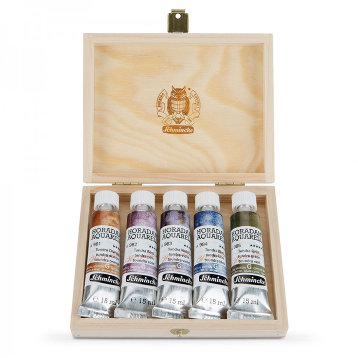Set akvarel boja u tubama Schmincke Super Granulation 5x15ml  | Set tundra