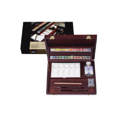 Set akvarelnih boja Rembrandt Professional / 28 posudica   pribor