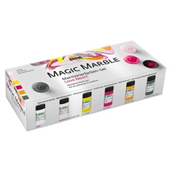 Set boja za mramorni efekat Kreul Magic Marble Love Neon 6x20ml