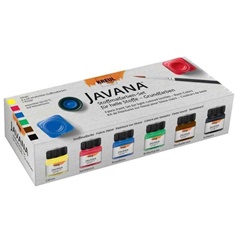 Set boja za svijetli tekstil JAVANA Basic Colors 6x20 ml