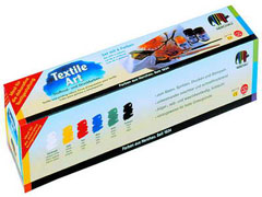 Set boja za tekstil 6x20ml
