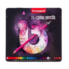 Set bojica u metalnoj kutiji bruynzeel - pink | izaberi set