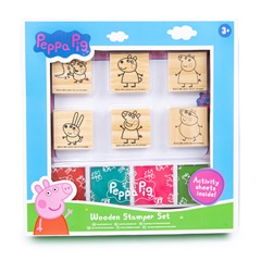 Set drvenih štambilja PEPPA PIG