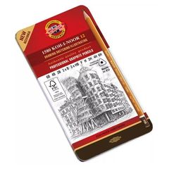 Set grafitnih olovaka trokutastog oblika 1582 KOH-I-NOOR / 12 komada