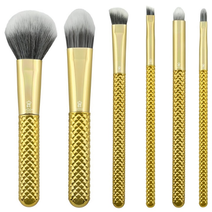 Set kozmetičkih kistova Metallic Gold