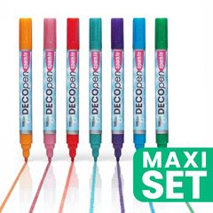 Set markera sa šljokicama - 7 nijansi