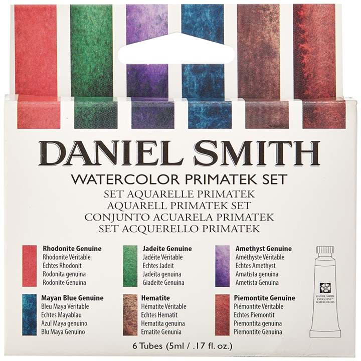 Set mineralnih akvarel boja Daniel Smith PRIMATEK - 6x5ml