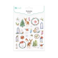 Set novogodišnjih naljepnica 28 kom  | Vrijeme blagdana