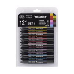 Set od 12 markera Winsor & Newton Promarkers + 1 Blender 
