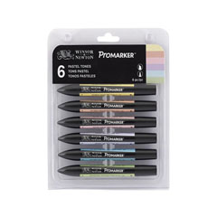 Set od 6 markera Winsor & Newton Promarkers - pastelne nijanse