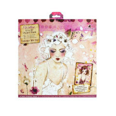Set papira Santoro Colour Me In 30.5 x 30.5 cm / 32 lista