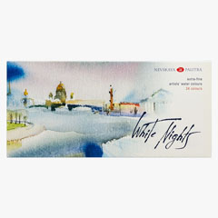 Set profesionalnih akvarela White Nights - 24x2.5ml