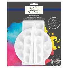 Set slikarskih paleta i noževa Nassau Fine Art 5-dijelni 