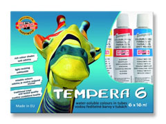 Set tempera Koh-i-noor 6-djelni - 6 x 16 ml