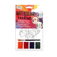 Set vodenih boja i razglednica Craft Sensations - 17-dijelni