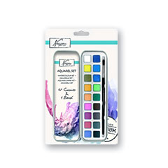 Set vodenih boja Nassau Fine Art – 19-dijelni