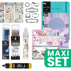 Set za pisanje Bullet Journal - Hladni tonovi