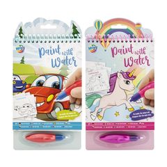 Set za slikanje vodom 23x14cm 5 listova | Razni dizajni