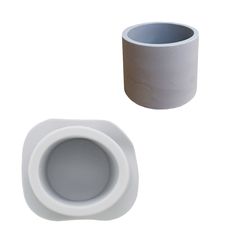 Silikonski kalup za lijevanje 10x6,8 cm - Okrugla saksija za cvijeće
