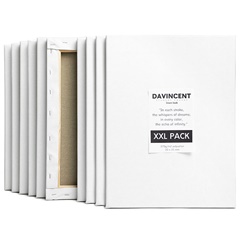 Imitacija lanenog platna DAVINCENT 10 komada | različite dimenzije