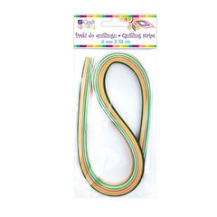 Trake papira za quilling 6 mm, 108 kom, pastelne nijanse