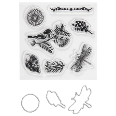 Transparentni pečati i šabloni za rezanje - Fauna i flora