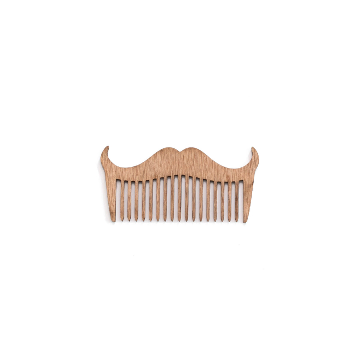 Ukras od MDF-a - češalj brkovi - 10 x 5 cm