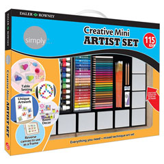 Veliki umjetnički set Daler - Rowney Creative Mini - 115 delova 