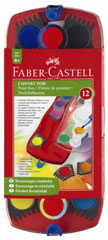 Vodene boje Faber Castell rasklopivi set - 12 boja