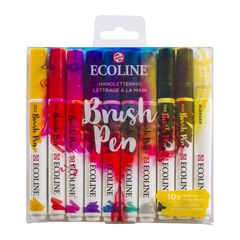 Vodene olovke Ecoline Brush Pen Hand Lettering | Set od 10 komada