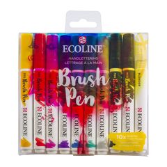 Vodene olovke Ecoline Brush Pen Hand Lettering  | Set od 10 komada